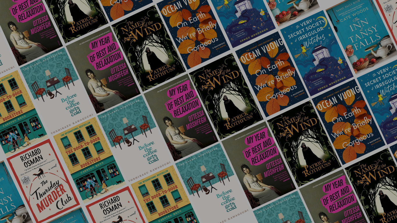 Book covers of all books presented in the blog post about cozy fall book recommendations