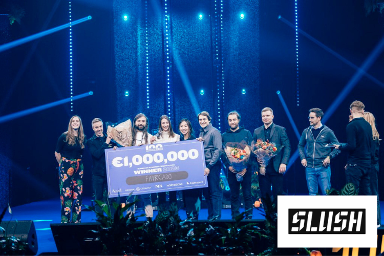 Winning picture of Faircado at Slush 2023